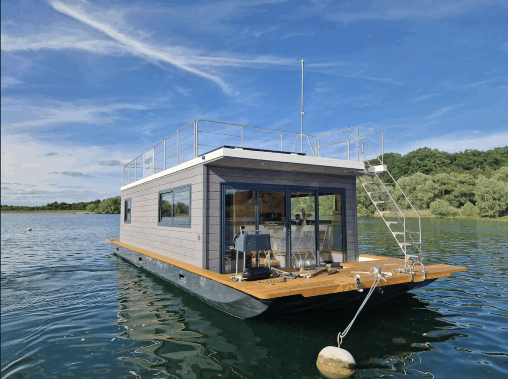 Bateau Flotyll sur le lac du Der